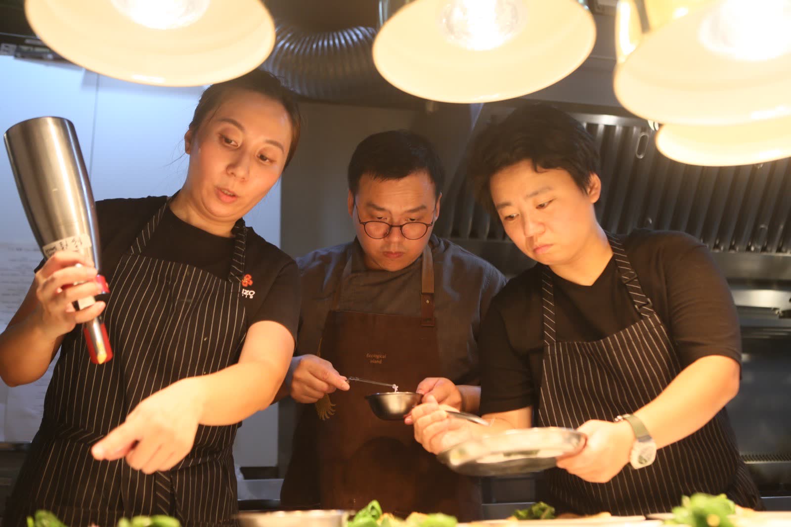 三位北海盟生態廚師聯手出餐