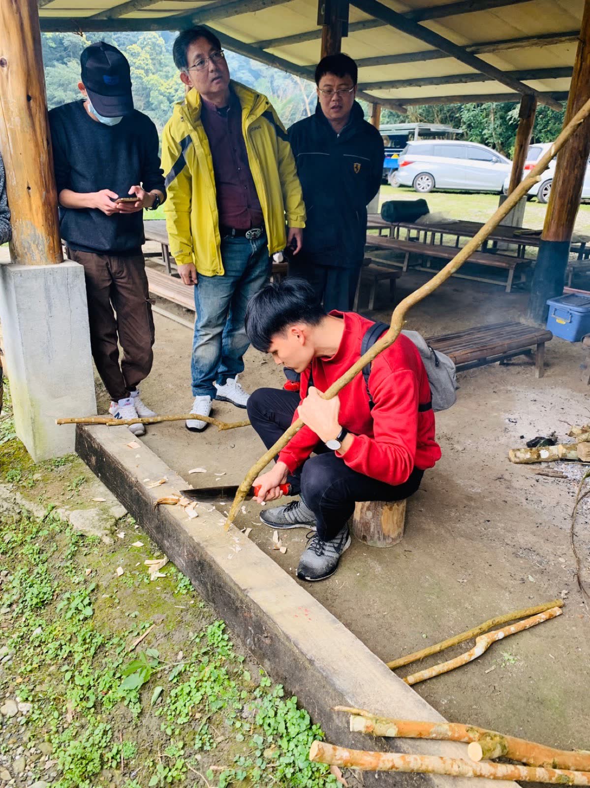 我跟胡老闆一起受訓