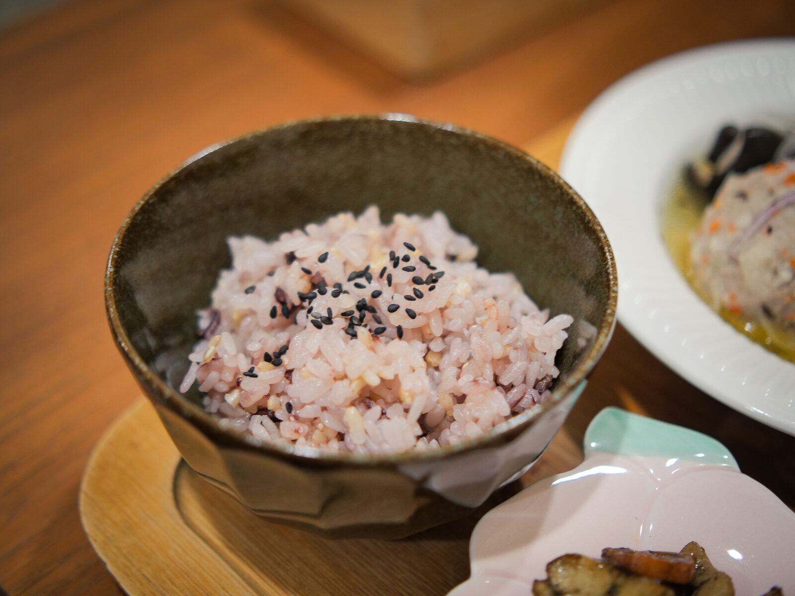 自然農法的米飯